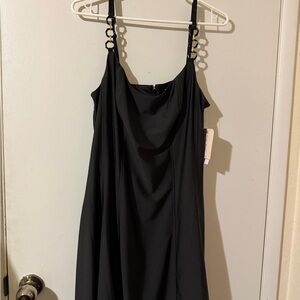 Elegant Black Sleeveless Dress